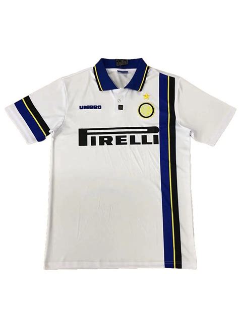 Inter Milan Away Retro Jersey Match Mens Second Soccer Sportswear