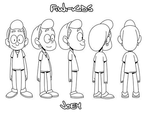 Jowayne Mcfarlane Character Designs And Model Sheets For 2d Animation
