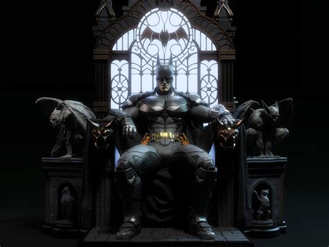 Artstation Batman On Throne Fanart