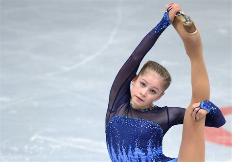 Julia Lipnitskaya Skater With A Gold Medal At The Olympic Games In