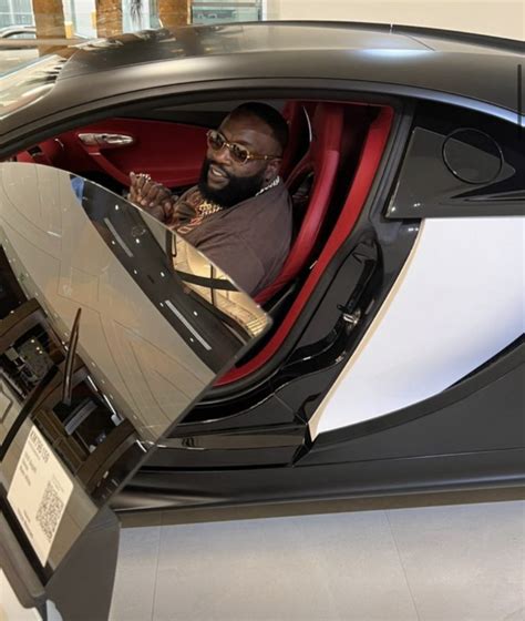 Rick Ross Flaunts 375 Million Bugatti Chiron On Social Media