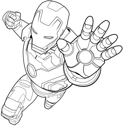 Iron man is the new favorite super hero of the 2010′s boys. Iron Man Fighting Coloring Page - Free Printable Coloring ...