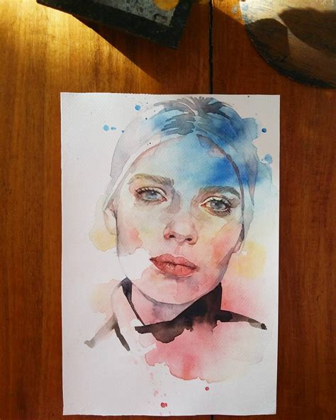 A Loose Watercolor Portrait Rwatercolor