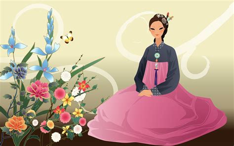 Maybe you would like to learn more about one of these? Vector wallpaper of Korean women (2) #17 - 1280x800 ...