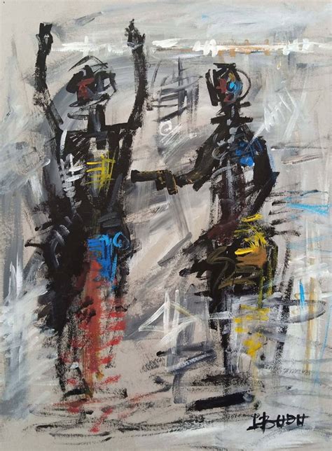 Police Brutality Painting By Ernest Budu Saatchi Art