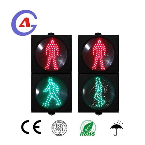 200mm Static Red Man Dynamic Green Man Pedestrian Signa Led Traffic