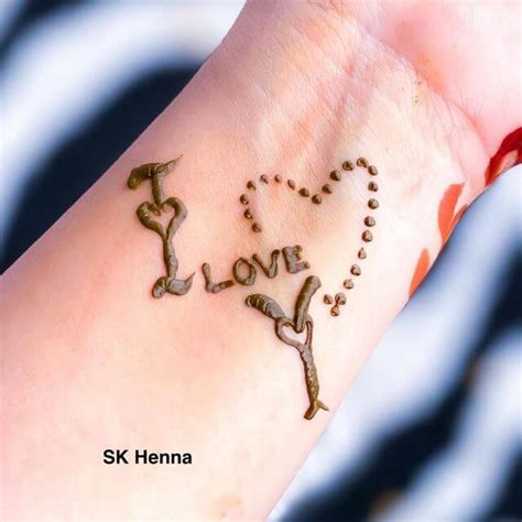 Henna Heart Tattoo Designs For Valentines Day Simple Craft Ideas