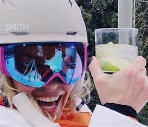 Video Chelsea Handler Celebrates 46th Birthday Skiing Topless Drinking