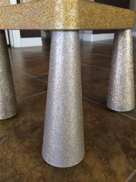 See more ideas about diy furniture, furniture legs, furniture projects. DIY Golden Kids Throne: The chair legs have glittery and ...