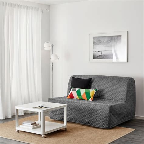 La profondità ideale di un divano salvaspazio dovrebbe essere tra gli 85 e i 95 cm. LYCKSELE MURBO Divano letto a 2 posti - Vallarum grigio - IKEA