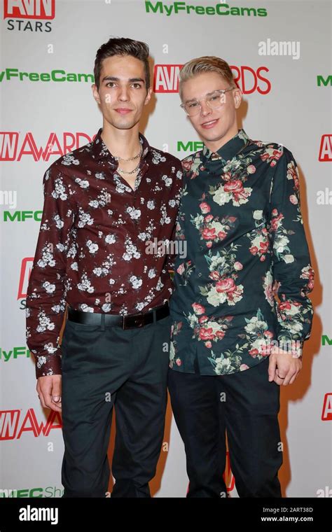 Jacob And Harley Attend The 2020 Adult Video News Avn Awards At The