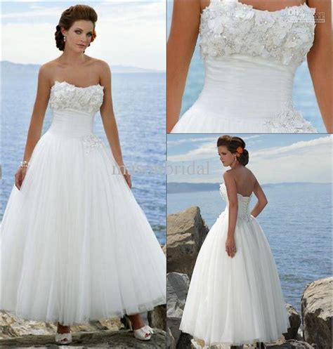 35 beach wedding dresses perfect for a seaside ceremony. Wedding Trend Ideas: Tropical Beach Wedding Dresses