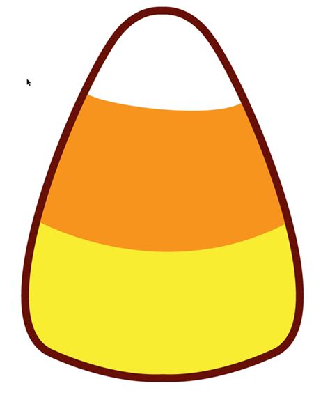 Candy Corn Template Printable Clipart Free To Use Clip Art Resource Sexiz Pix