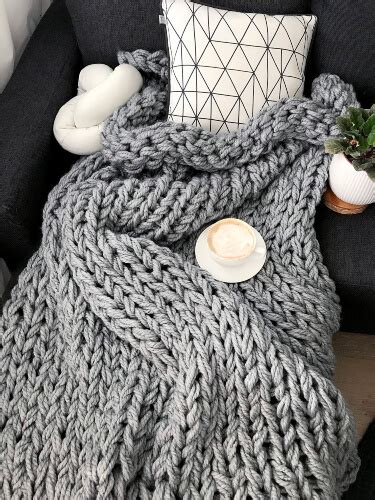 10 Chunky Knit Blanket Kits Knitting News
