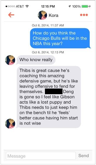 Man Asks Women For Nba Predictions On Tinder Gets Awesome Responses