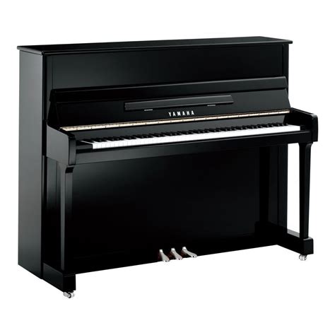 Yamaha P116 Traditional Upright Piano Polished Ebony