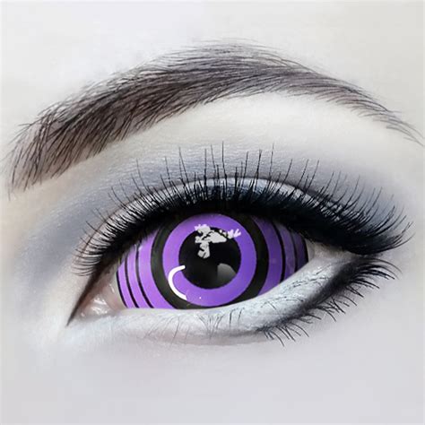 Sharingan Rinnegan Purple Sclera 22mm Contacts Jinchelvision
