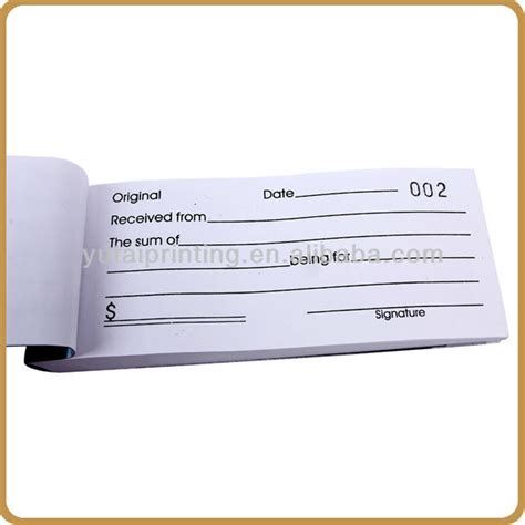 It is generally easier to buy money orders, but cashier's checks are more secure. Duplicate Sample Cash Receipt Book With 100 Pages - Buy Receipt Book,Cash Receipt Book,Sample ...