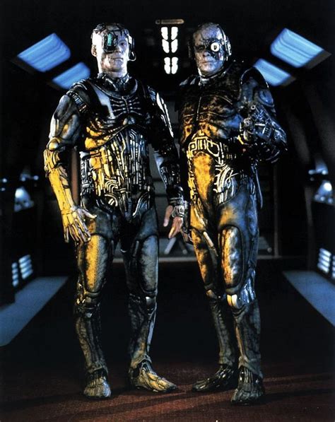 We Are The Borg Two Borg Drones With Exoplating Star Trek Show