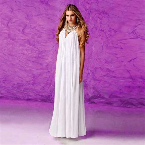 buy unique greek goddess designer chiffon white long prom dresses crystal