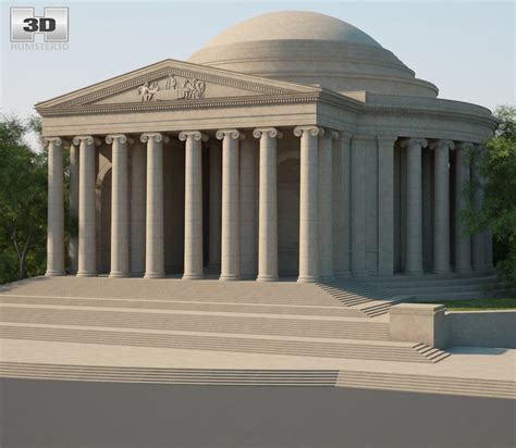 Maybe you would like to learn more about one of these? Thomas Jefferson Memorial 3D model - Humster3D