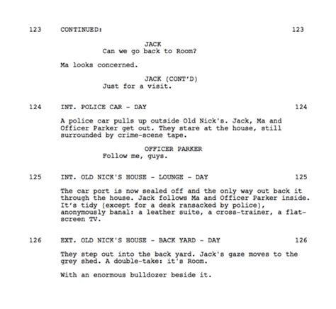 The Toughest Scene I Wrote Room Go Into The Story