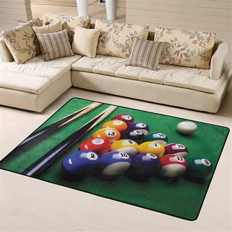 Custom Rug Manly For Boys And Girl Room Billiard Pool Balls
