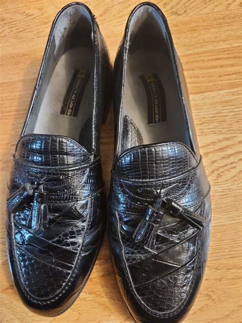 Stacy Adams Mens Genuine Snake Loafer Shoes M Lea Gem