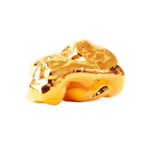 Gold Amorphous Sculpture J Schatz