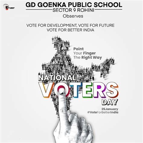 National Voters Day Gd Goenka Rohini