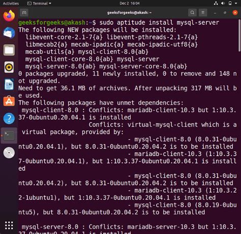 How To Install Mysql Workbench On Ubuntu Geeksforgeeks