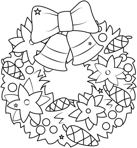 Christmas Wreath Printable Template Free Printable Papercraft Templates