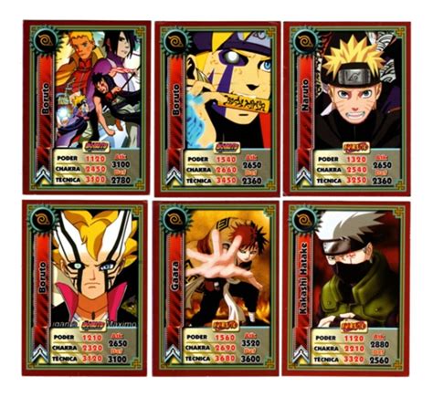 Naruto Boruto Card Game 400 Cartinhas Naruto Card Premium