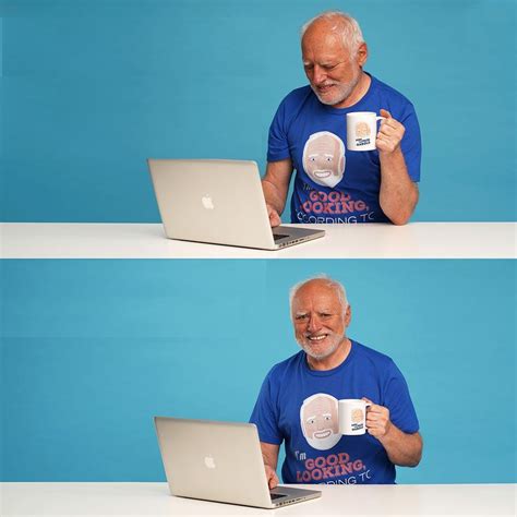 New Hd Hide The Pain Harold Blank Template Imgflip