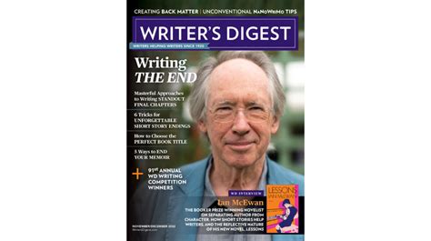 Writers Digest Novemberdecember 2022 Cover Reveal Writers Digest