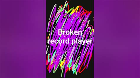 Broken Record Player Youtube