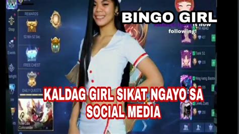 Kaldag Girl Sikat Ngayon Sa Social Media Ate Bingo Girl Kaldag
