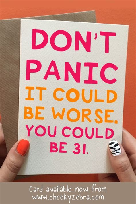 Happy 30th birthday my soulmate without whom i can never imagine my life full with so much love and happiness! Don't Panic | 30th birthday cards, 30th birthday wishes ...