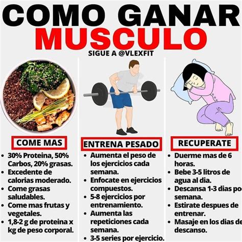 10 Tips Para Aumentar Masa Muscular Fullmusculo Com Dieta Para Ganar