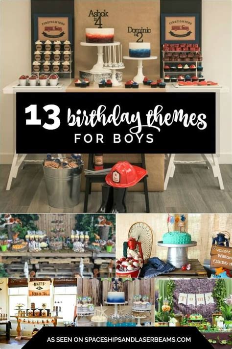 Thank you for these great ideas i especially love the mini sports day, obstacle course and present hunt ideas. 13 Birthday Themes for Boys | Party Ideas in 2019 | Girls