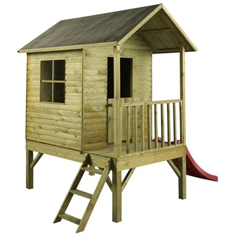Les balustres tenonnées à chaque extrémité s'assemblent dans les. liste 2013 Jolies cabanes en bois enfant sur pilotis ...