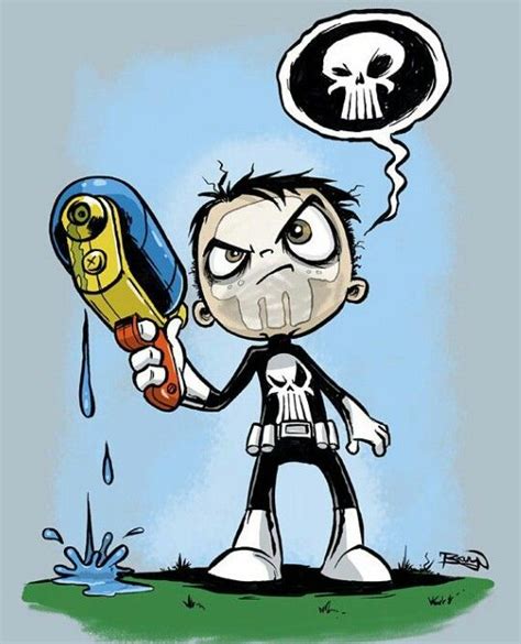 Chibi Punisher By Craig Bruyn Character Design Chibi Cartoon