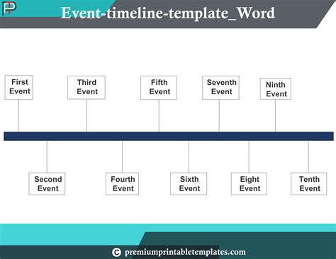 Timeline Template Which Are Used For Making The Timeline Of Any Event