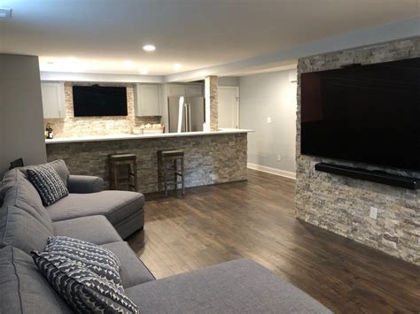 Check out our finished basement pictures for great examples and basement remodeling ideas! finished basement remodel in Audubon, New Jersey (1 ...