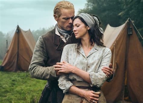 jamie and claire sex scene missing from season 7 tvline dramawired