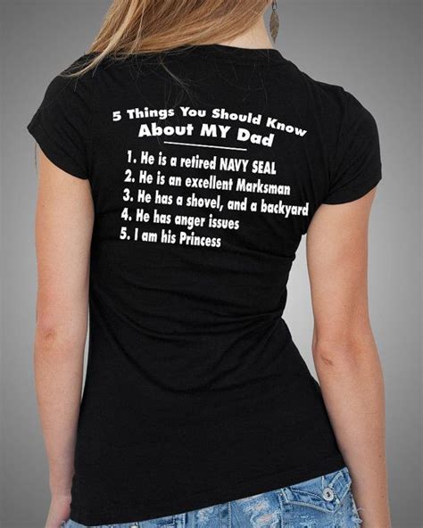 Check spelling or type a new query. Things You Should Know About My Dad T-Shirt Gift For ...