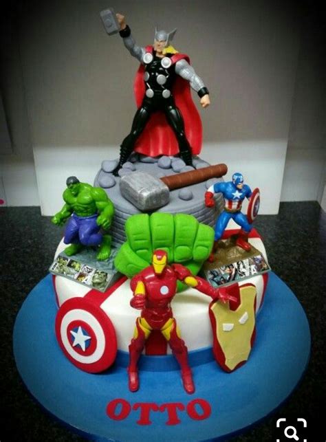 49 of the most incredible avengers cakes for your child's next birthday. Pin by Clara Donis on aniver camila do marvel | Avengers ...