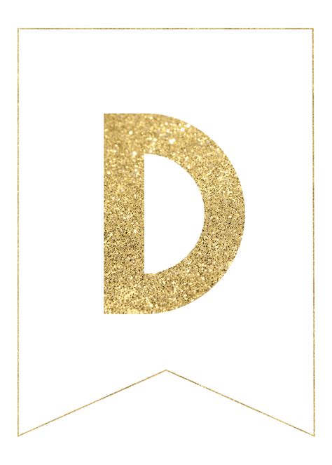 Gold Free Printable Banner Letters Hd Png Download Transparent Png Gold Free Printable Banner