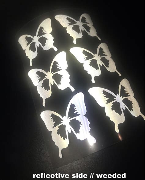 Reflective Butterfly Heat Transfer Vinyl Etsy