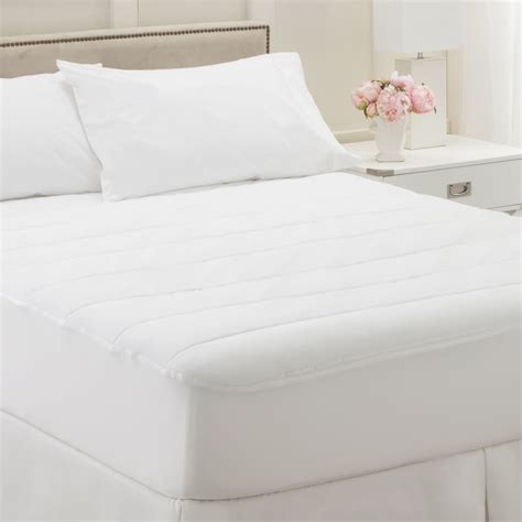 Martex Ecopure Organic Cotton Mattress Pad White Queen